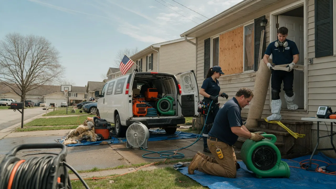Water Damage Restoration in Kingsville, OH near me
